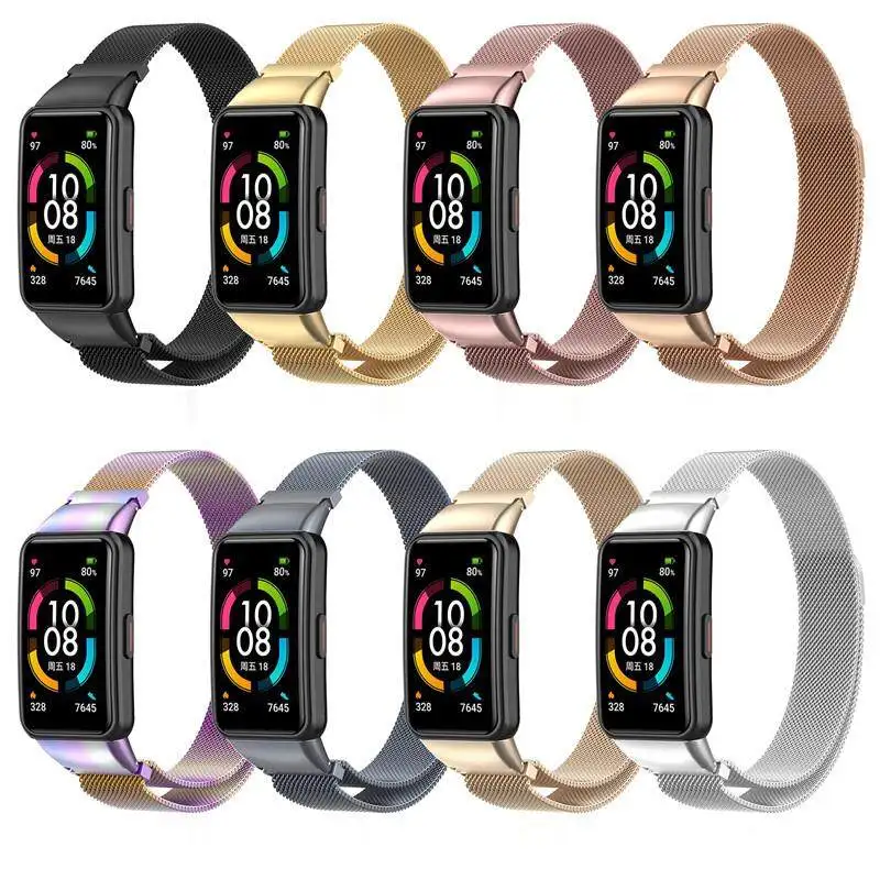 Magnetic Loop Stainless Steel Smartwatch Strap - Premium Metal Bracelet