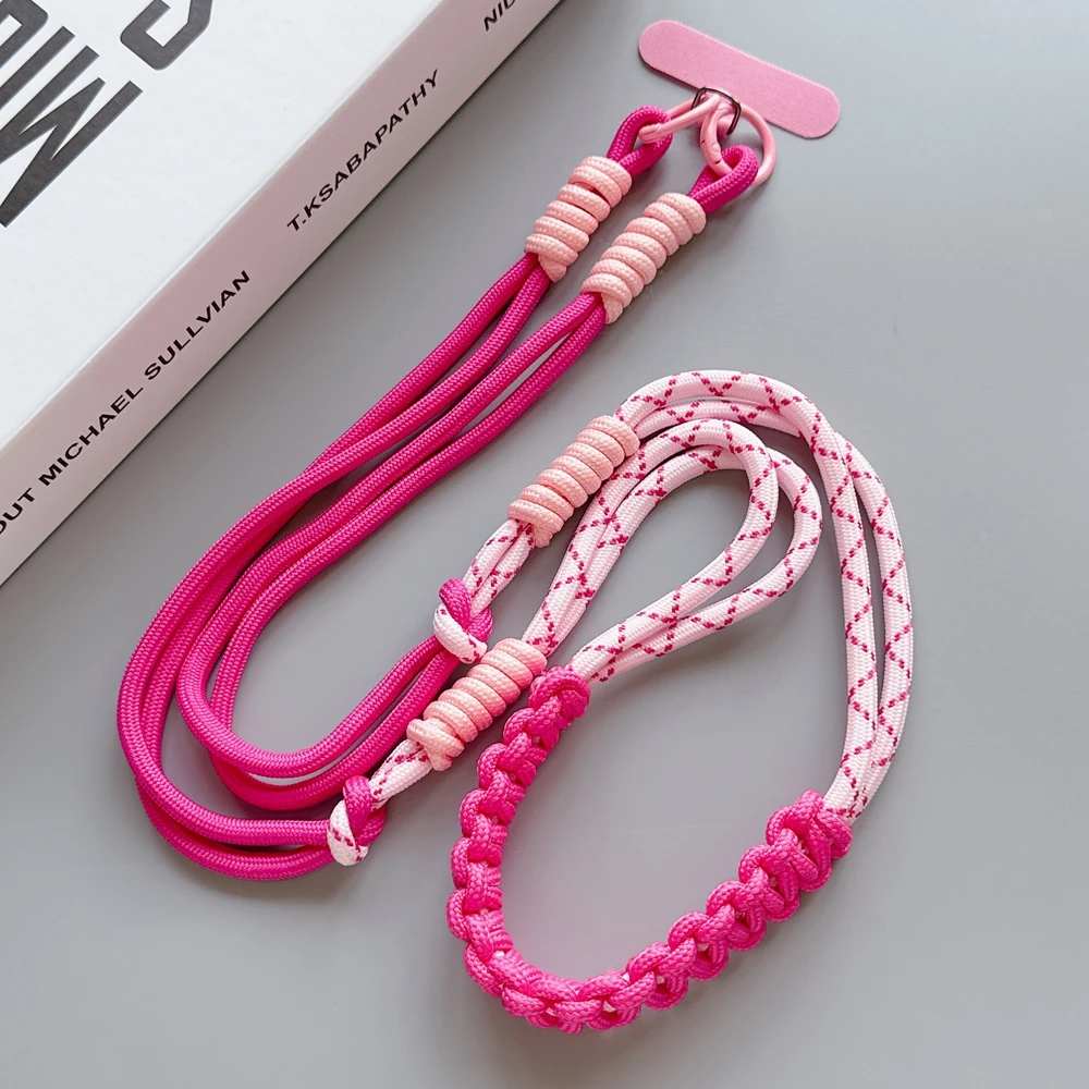 Universal Lange Telefon Lanyard Strap Handy Hängen Seil Neck Straps Anti-verloren Lanyards Handy Zubehör wamen mädchen – Detail 9