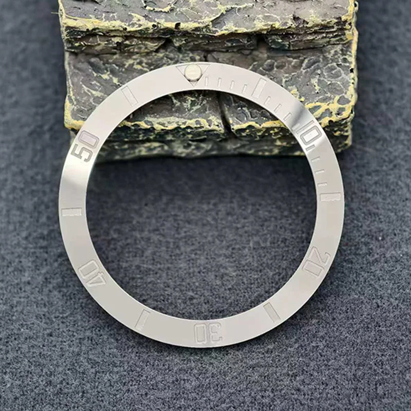 Curved 38mm Ceramic Bezel Insert Ring for Men's Watch Replacement