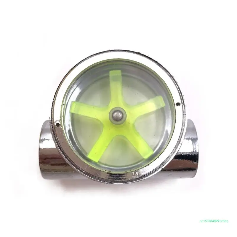 

G1/4" Water Flow Flow Meter Compatible for w/ PC Water Cooling Acrylic & Metal Material Surface Poli