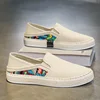 Men Canvas Shoes Casual Sneaker for Men Slip-on Vulcanized Comfortable Male Flats Loafers Driving Shoes Zapatos Hombre 1