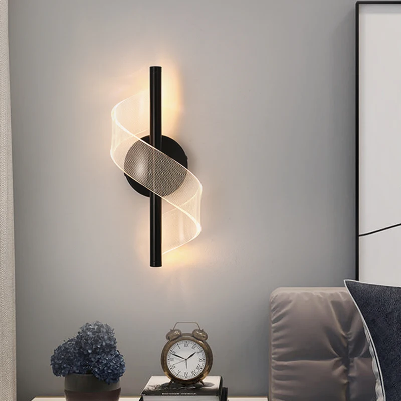 

Nordic modern and minimalist fashion decoration acrylic petal wall lamp, coffee shop, bar, bedroom decorative lighting fixtures