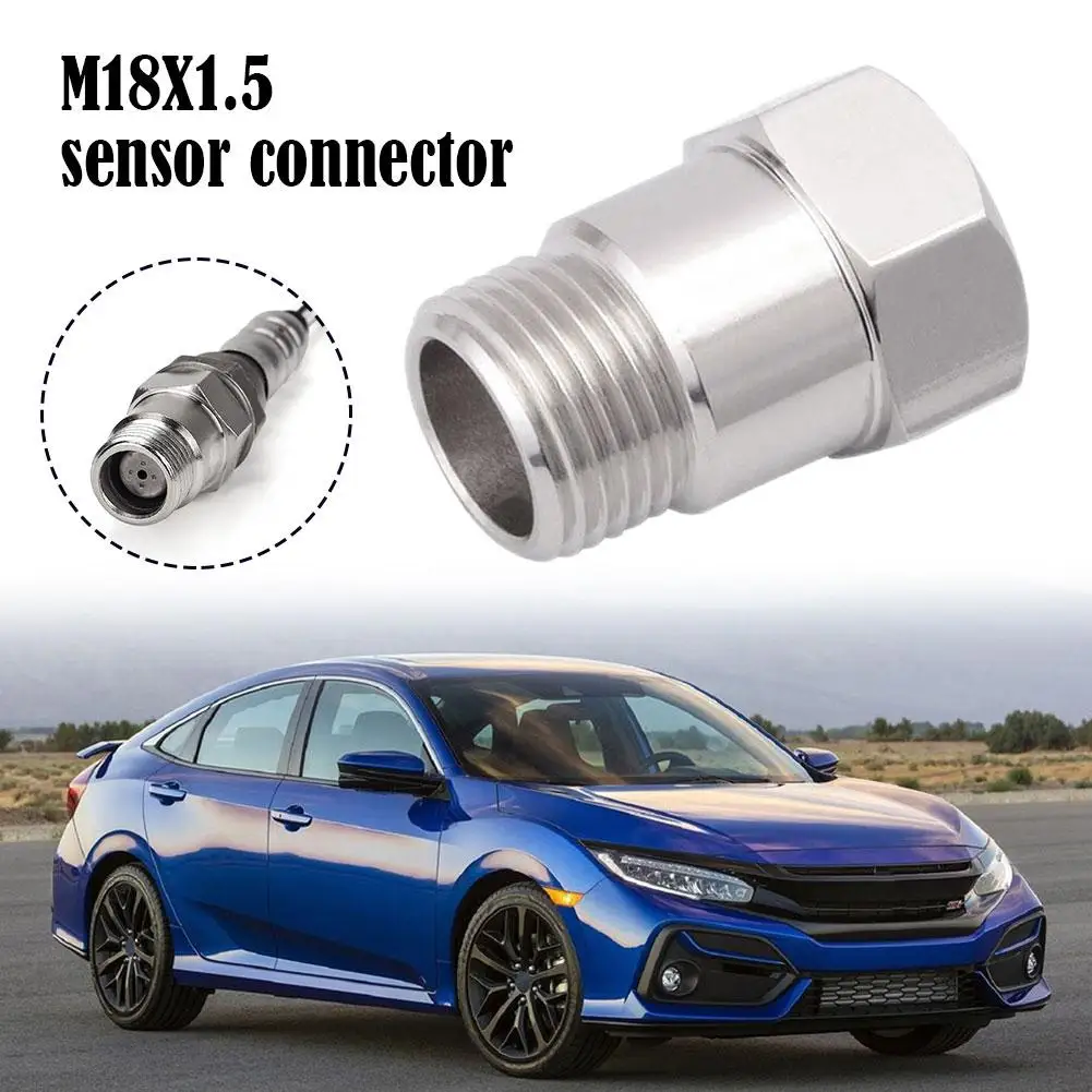 32mm Universal M18x1.5 O2 Oxygen Sensor Connector Test Pipe Hexagon Extension Adapter Accessories 3