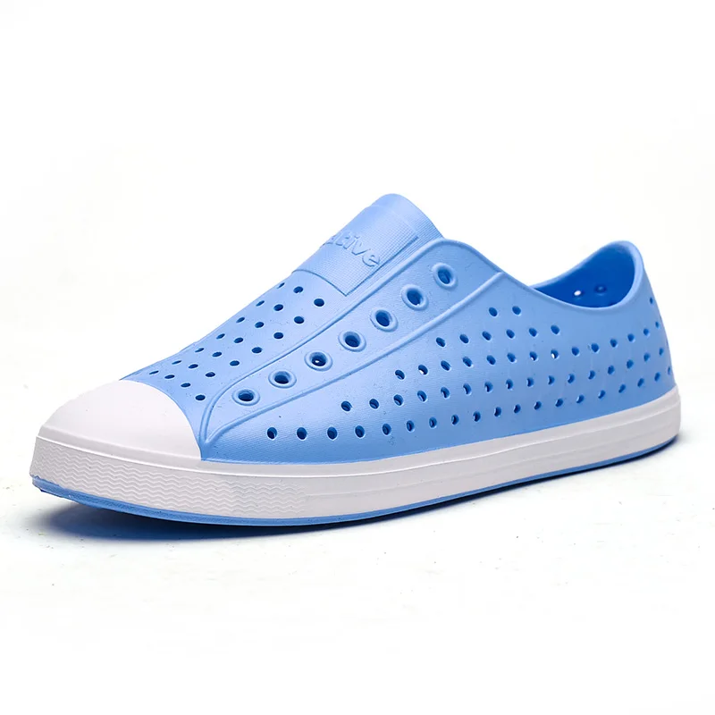 Summer Garden Wooden Sole Baotou Shoes Men's and Women's Universal Quick Drying Sandals Outdoor Anti sli_voghion.com