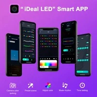 WS2812B RGB LED String Garland Light 10m 5m Smart IC APP Bluetooth Remote Fairy Lights Dreamcolor Garden Party Christmas Decor - Image 2