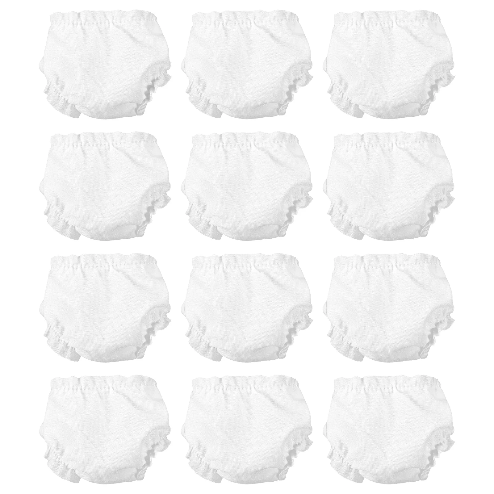 

White Baby Doll Panties Mini Dressing Game Clothes Baby Doll With Diapers Baby Doll Underwear Girls Doll Diaper