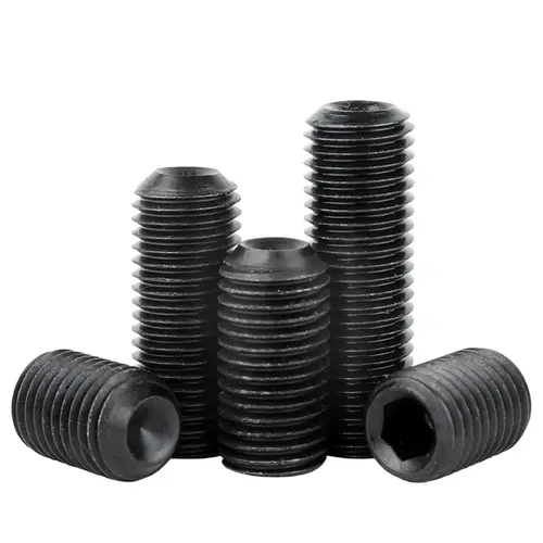 10Pcs/lot M2 M2.5 M3 M4 M5 M6 M8 M10 Headless Cup Point Set Screw 12.9 Grade Carbon Steel Hex Socket Set Screw Support Customize - Image 2