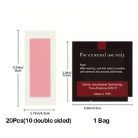 10/20pcs Facial Lip Wax Strips for Face Chin Upper Toes Cheeks Lip Jaw Eyebrows Beard Hair Removal Kit 2