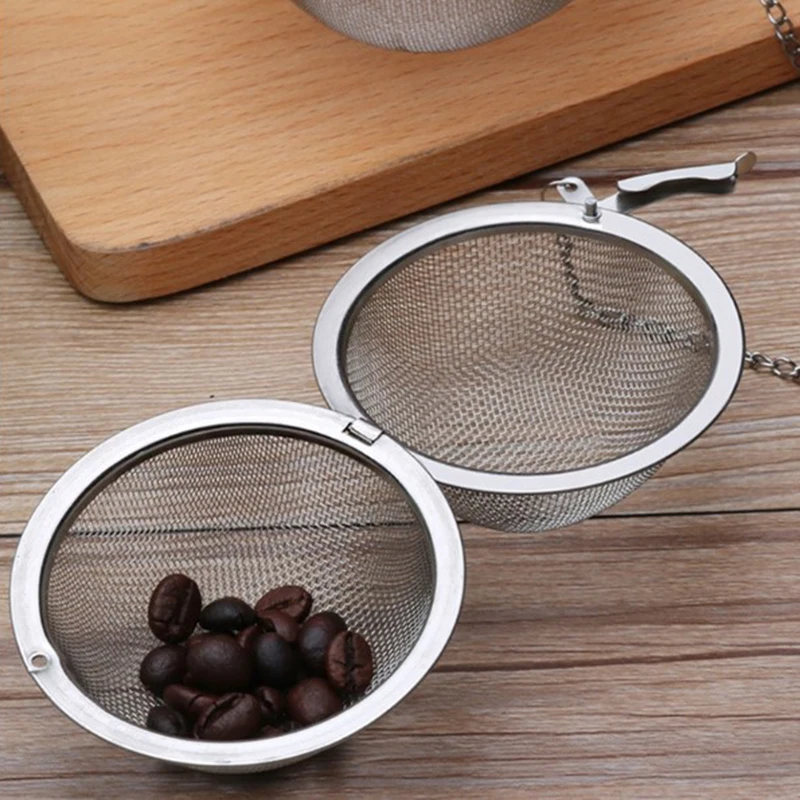 Stainless Steel Mesh Strainer Spice Tea Ball Infuser Tea Filter
