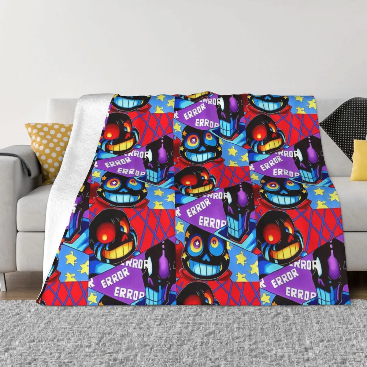 Undertale Frisk Flowey Toriel Sans Papyrus Coperta Flanella Errori Copriletto In Morbido Pile Accogliente