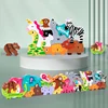 Animal Wooden Jigsaw Puzzle Montessori Kids Cartoon 3D Puzzles Games Baby Early Learning Educational Toys for Children 2