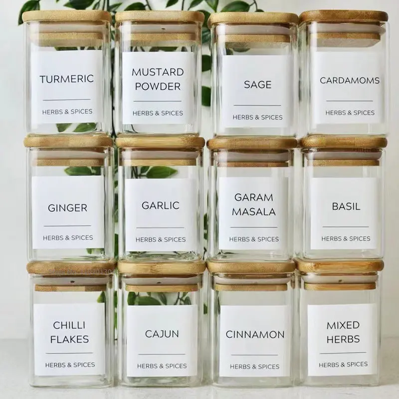 Pack De 3 Frascos De Vidrio Con Tapa De Corcho Y Etiquetas Etiqueta