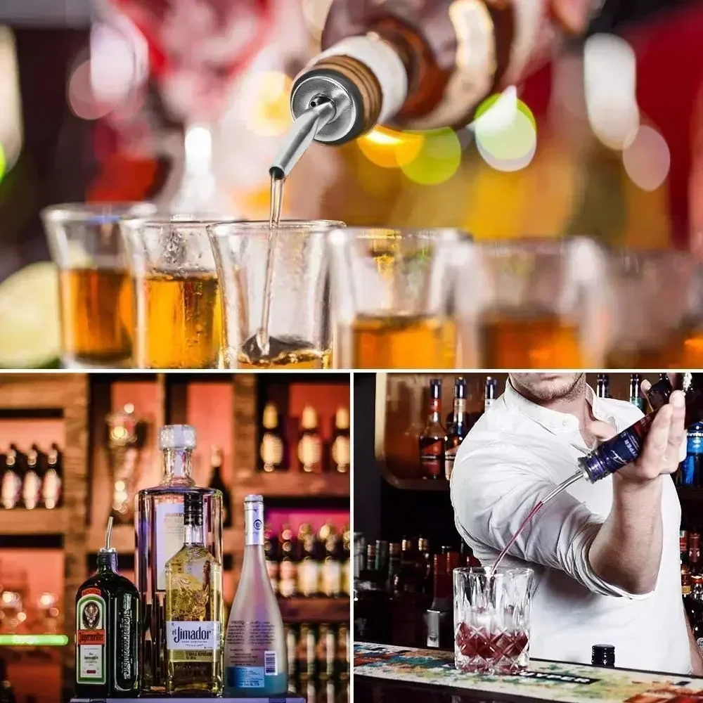 Cocktail Shaker 304 Stainless Steel Stopper for Bottle Wine Pour Bar