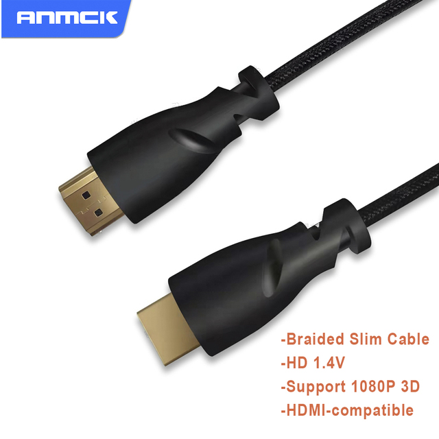 High Speed 4K HDMI-compatible Cable Gold Plated Plug Video Cord For HDMI-A Splitter Adapter HDTV Laptops Projector PS3/4/5