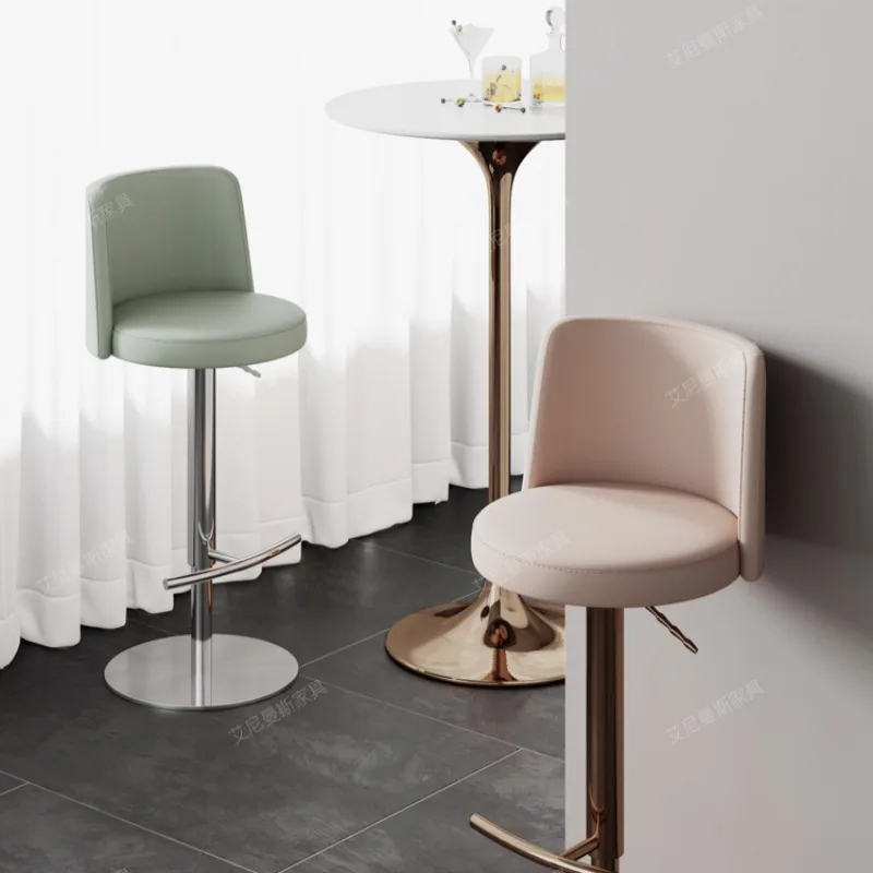 Nordic Luxury Bar Chairs Island Bedrooms Italian Creative Bar Stools Comfortable Lounge Restaurante Muebles Interior Decorations