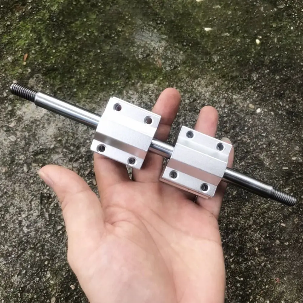 SCS8UU SCS10UU SCS12UU SCS16UU SCS20UU Linearkugellager Aluminium Gleitbuchsenblock Lineargilde Schienenwelle CNC-Fräser – Detail 8