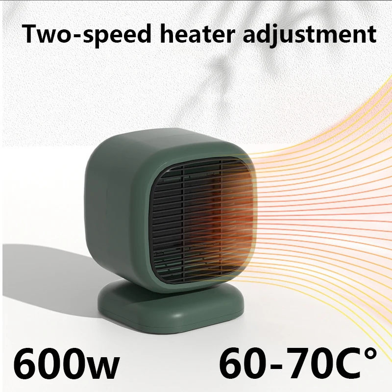 Portable Electric Heater in Wall Heater Room Heating Stove Mini Household Radiator Remote Warmer Machine For Winter 400W 600W