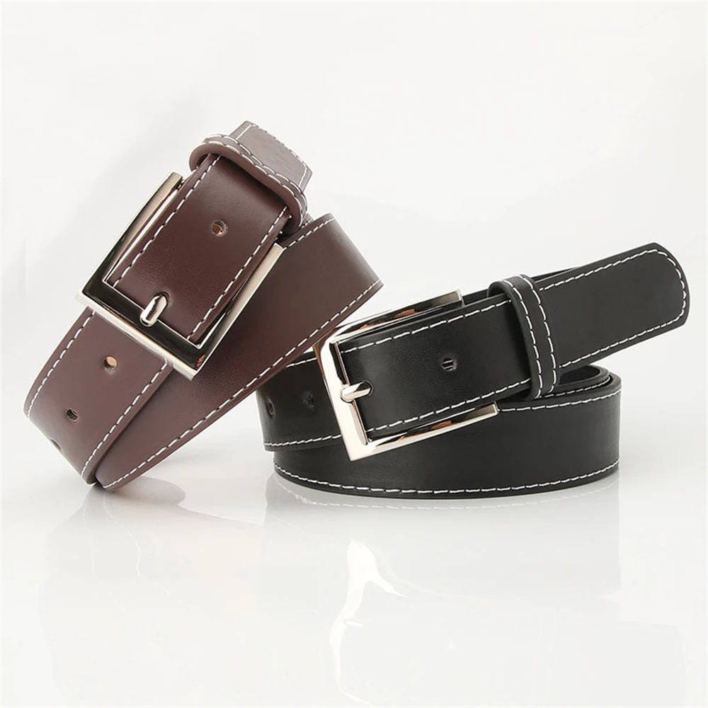 

Men's and women's general purpose alloy pin buckle neutral all-purpose student jeans, skirt decorative belt K687