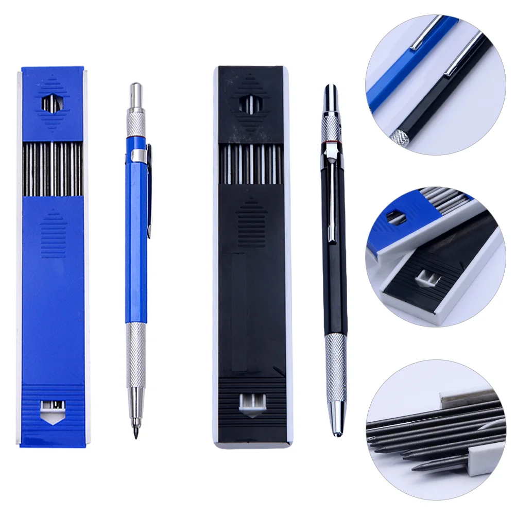 

2 Sets Premium Mechanical Pencil Lead Pencil for Draft Drawing Carpenter Pencil