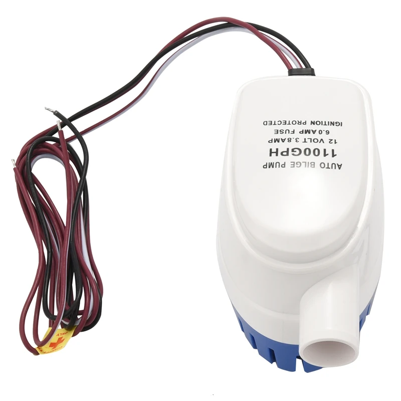 

Automatic Submersible Boat Bilge Water Pump 12V Auto With Float Switch Outlet