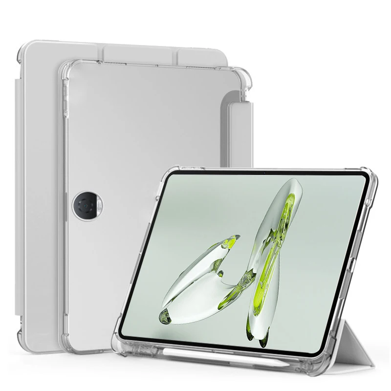 Elegant PU Leather Soft Back Stand Cover with Pen Holder