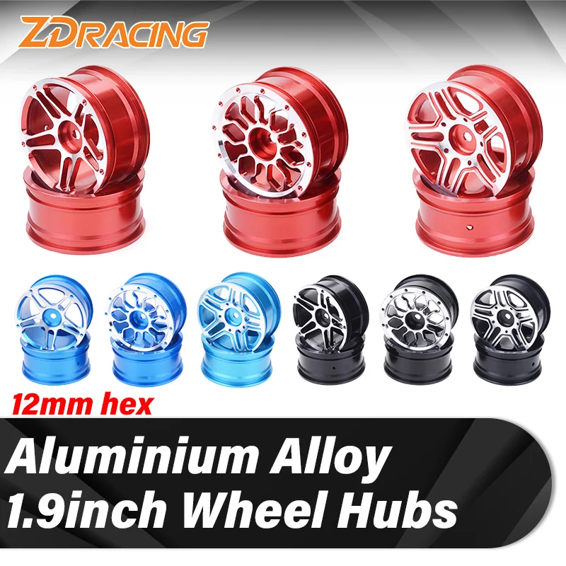 Zd Racing 1.9 Inch Wheel Hubs Aluminium Alloy Diameter 52mm 12mm Hex