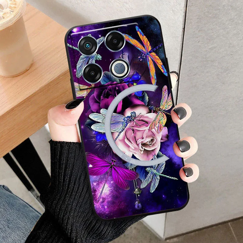 Sleek Black TPU Shockproof Phone Case - Soft Silicone Protective Back Cover
