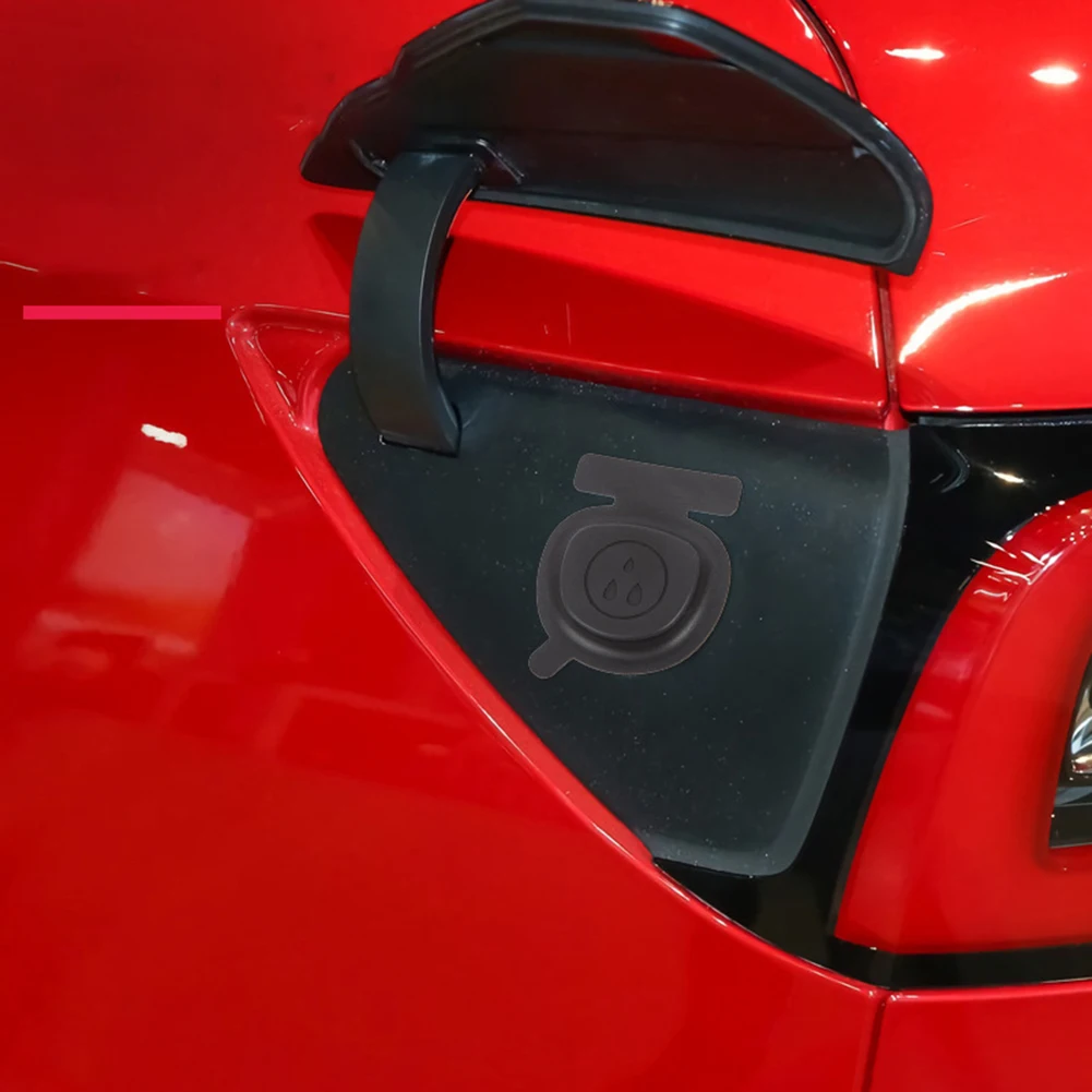 Автомобильная Пылезащитная заглушка для Tesla Model 3 Y 2017-2021 (дополнительно в американской версии), пылезащитная заглушка для зарядного порта, крышка для зарядного устройства 85x70x10 мм Acc