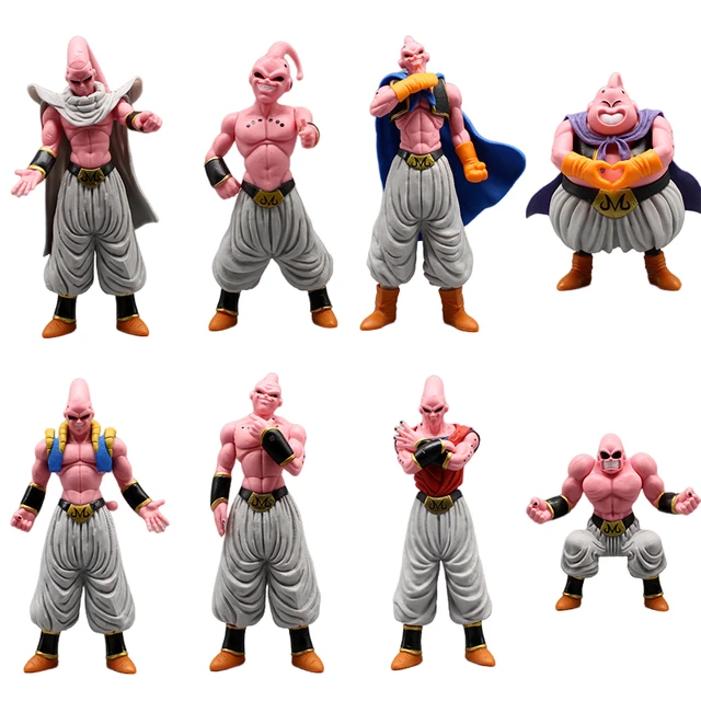 8pcs Set Anime Dragon Ball Z Super MAJIN BUU Boo Figure Statue Toy Gift  3~4in