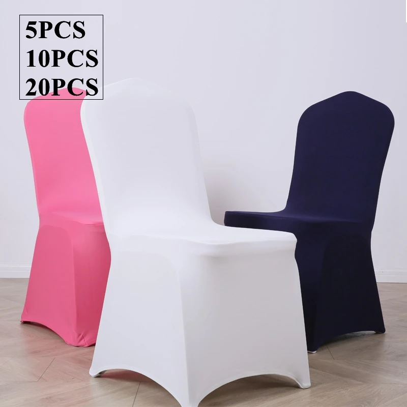 

High Quality Flat Lycra Spandex Chair Cover For Wedding Event Party Hotel Decoration