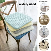 42X40CM Large Chair Cushion With Ties Ultra Soft Warm Seat Cushion For Office Car Soft Comfortable Square Seat Cushion Textile 2