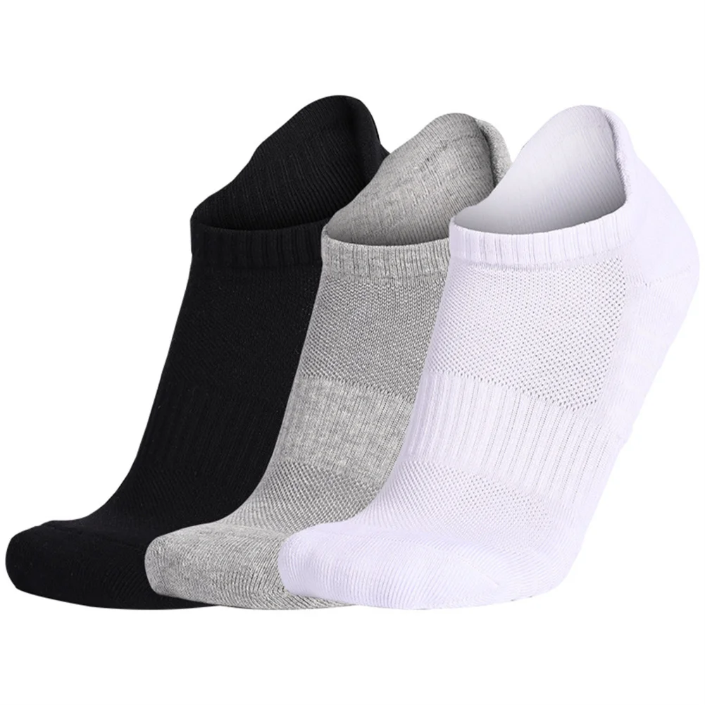 

6 Pairs Breathable Cotton Ankle Invisible Running Socks, Low Cut Athletic Hidden Liner For Sneaker Flats Slip On Loafers