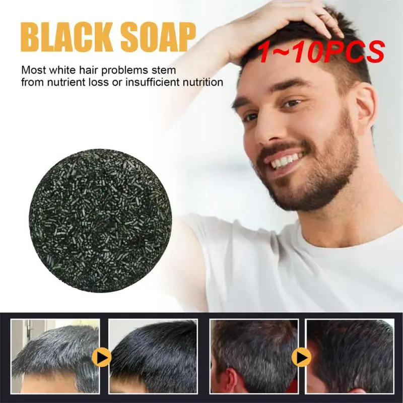 

1~10PCS Hair Growth Shampoo Soap Gentle Deep Cleaning Health Hair Care Clean Scalp Hair Growth Health Hair Soap Natural Ufa Soap