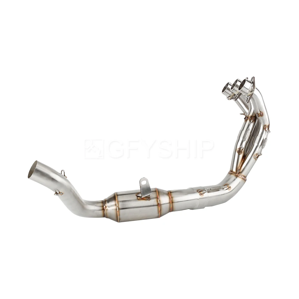 

For Yamaha MT 09 2021 2022 2023 MT09 FZ09 MT-09 FZ-09 Escape Motorcycle Exhaust Muffler Header Link Pipe 51mm Slip-on