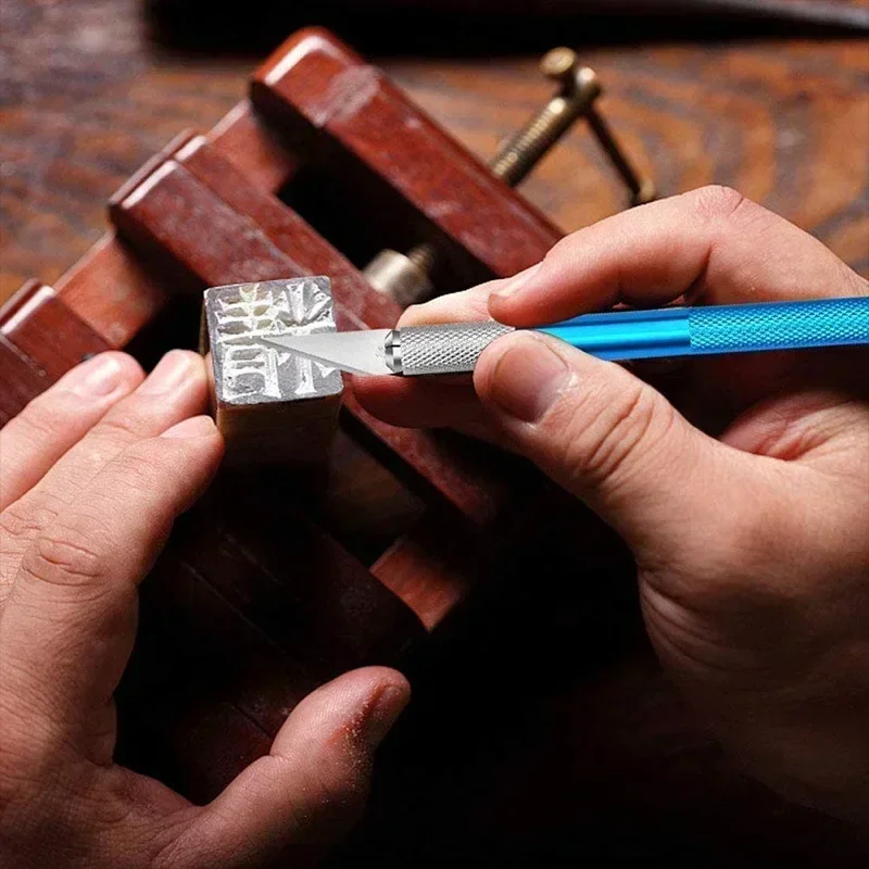 DIY Wood Carving Knife Fruit Food Scalpel Craft Sculpture Cutting Tool Metal Engraving Blades 50 cutting knife wood carving knives wood carving blades carving tool