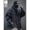 11 BYBB'S DARK 2025 New Tactical Jackets Windbreaker Mens Cargo Function Hooded Jacket Coats Outwear Techwear Streetwear 3