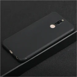 Vibrant Matte Silicone TPU Candy Color Soft Case Cover for Redmi Note 8T (Black)