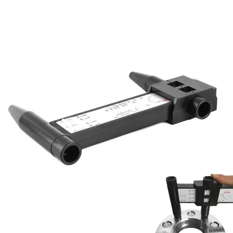 

Car Wheel PCDs Ruler 8 Lugs Sliding PCDs Ruler Rim Bolt Pattern Measuring Tool PCDs Ruler Lug Bolt Pattern Gauge Sliding Caliper