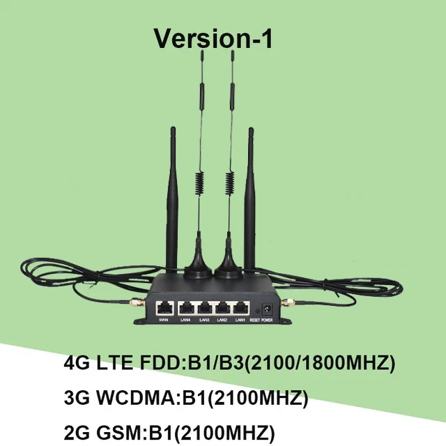 thumbnail image 1 of Enrutador de tarjeta SIM 4G KuWFi, enrutador WIFI inalámbrico, punto de acceso LTE 2,4G, compatible con VPN, DDNS, adaptador de red de punto de acceso para cámara IP, 1 of 5