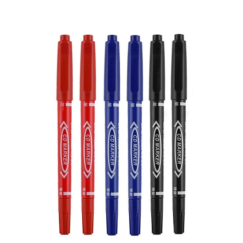 Haile 9pcs/lot Waterproof Art Markers Brush Pen Painting Line Drawing Black  Fine Tip Sketch Pens Pigment Liner Art Supplies