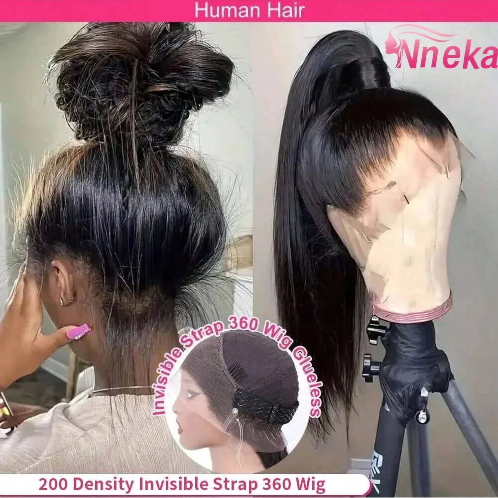 360 Hd Lace Frontal Wigs 13x6 13x4 Lace Wig Straight Human Hair Wigs 5x5 4X4 Glueless Straight Human Hair Wigs For Women 200%