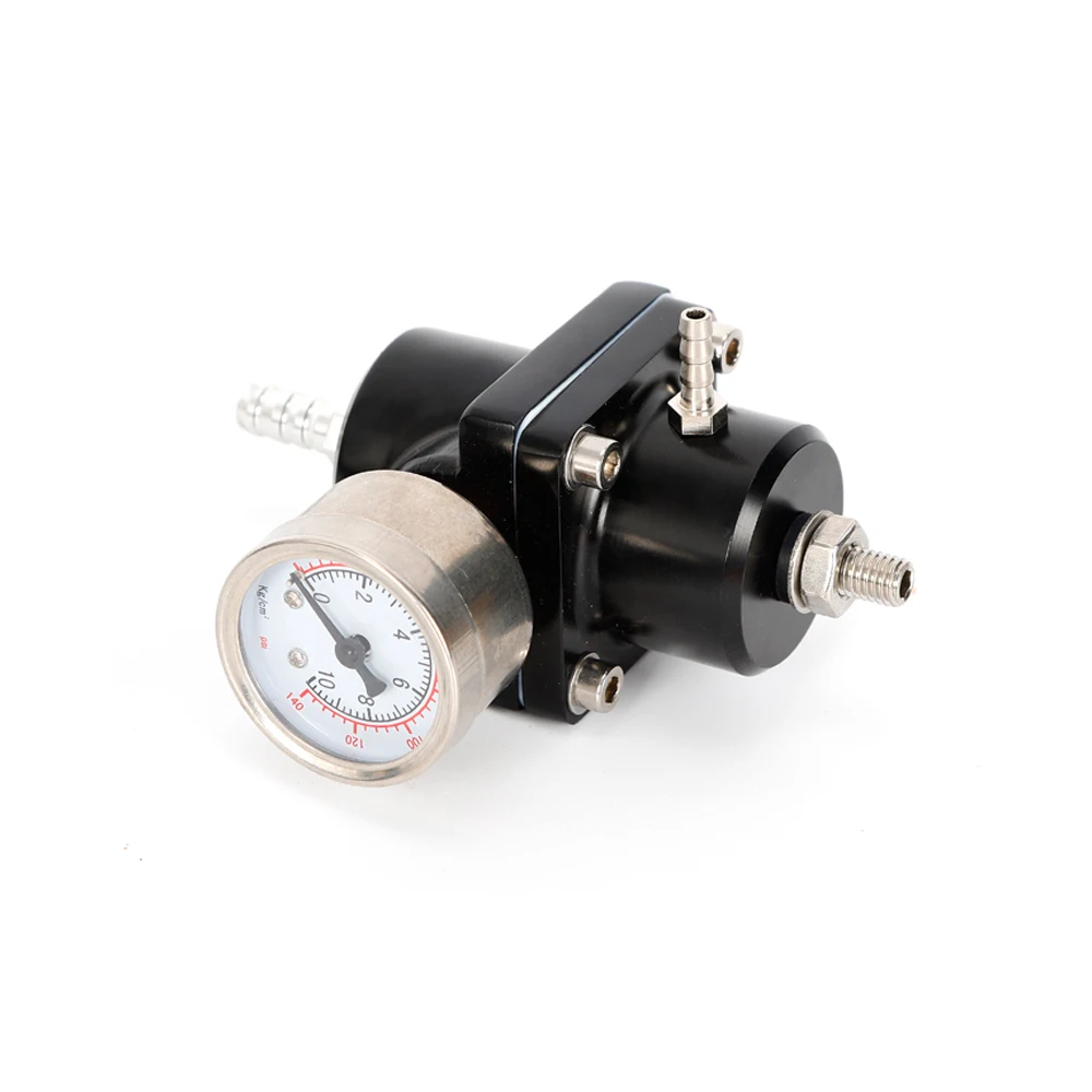 0-140 Psi Universal-Kraftstoffdruckregler, einstellbarer Kraftstoffdruckregler mit Manometer und Schlauch, für die meisten Autos – Detail 8