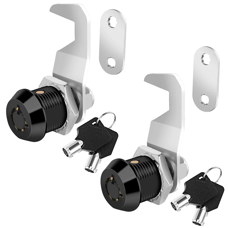 Hot Saleblack Tool Box Lock With Key, Same Key Cabinet Lock, Hook Cam, Cam Lock,Zinc Alloy,RV LOCK CM1917 CM1930