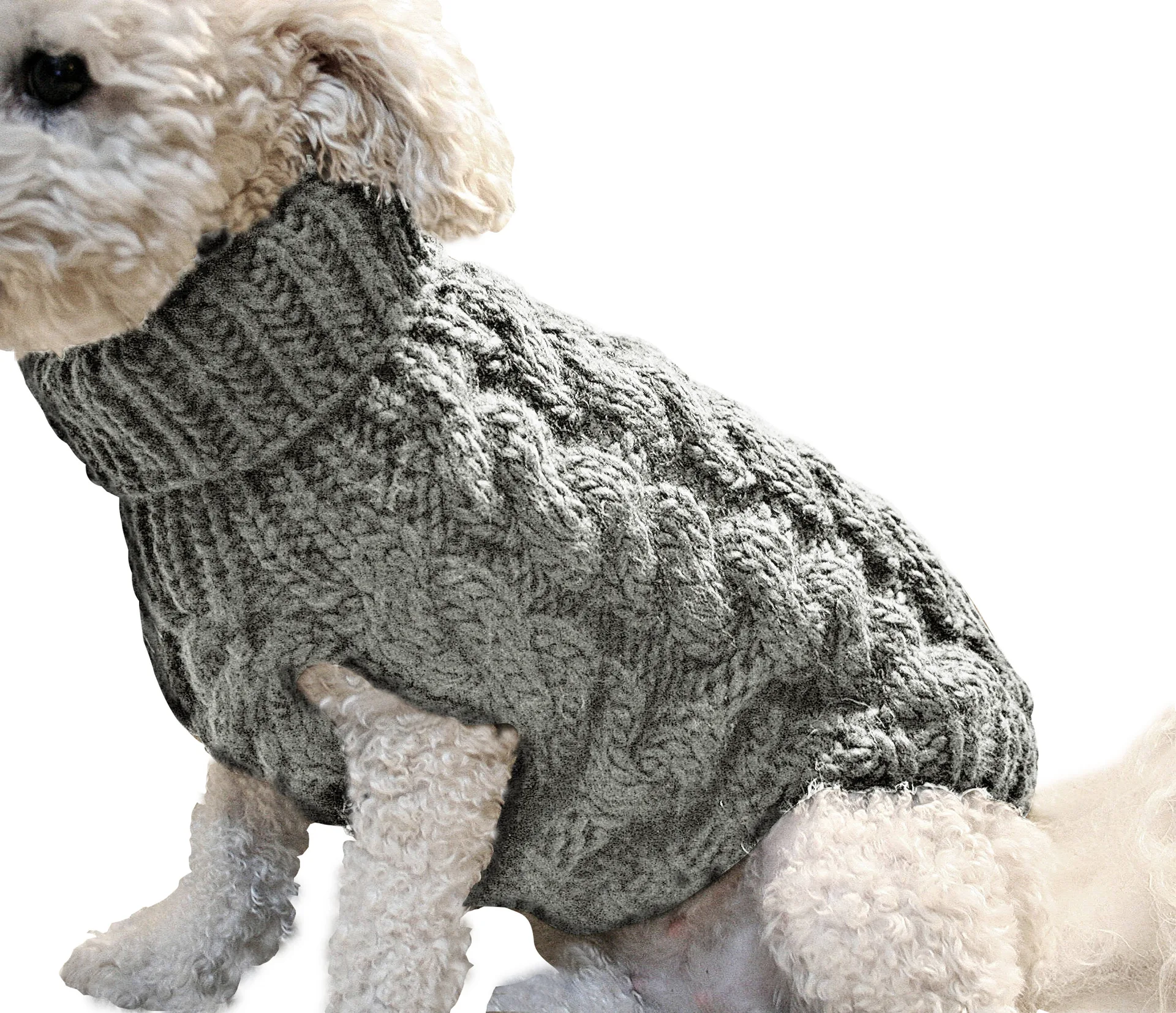

Autumn Winter Pet Dog Clothes Soft Knit Sweater Puppy Knit Turtleneck Pullover Dog Sweater Warm Knitted Coat Vest Pet Supplie