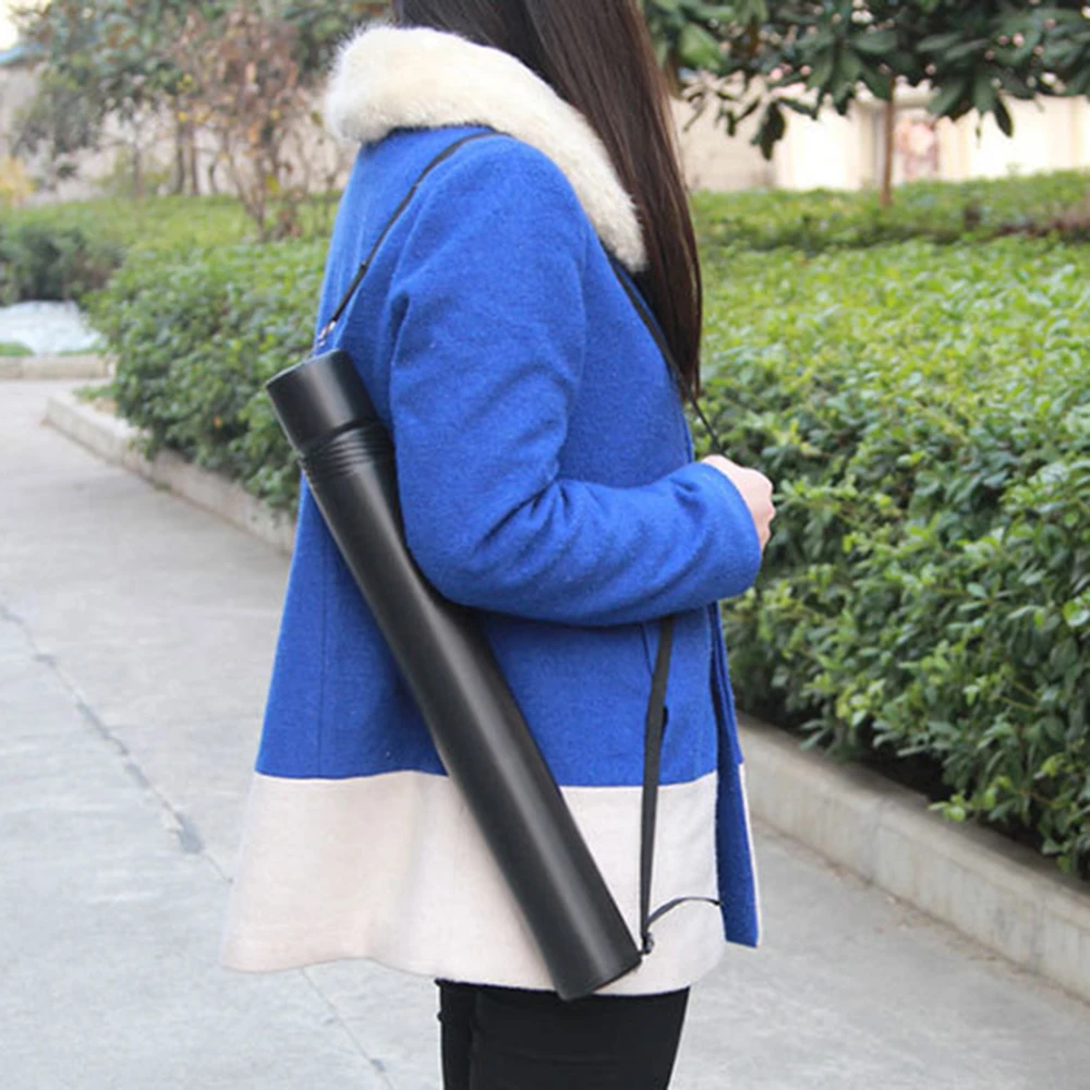 Telescopic Archery Arrow Case Carrier Tube with Adjustable Strap