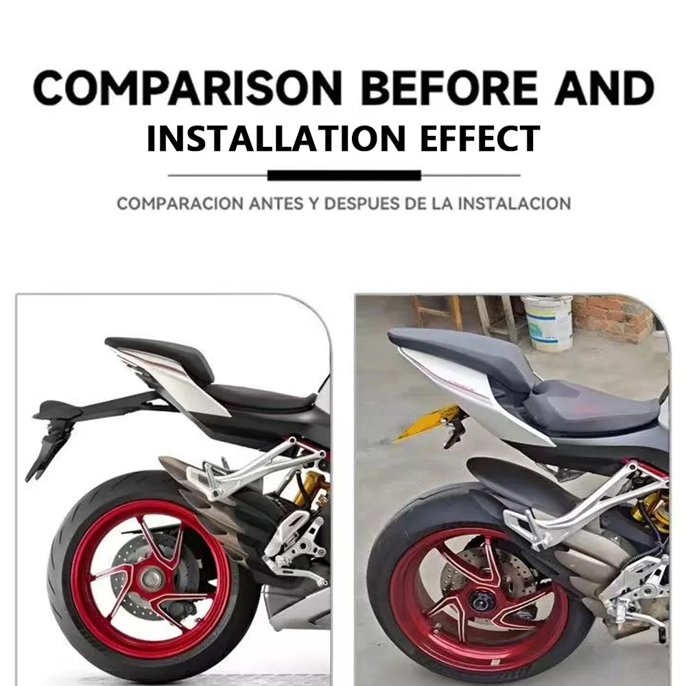 QJMOTOR SRK 921 SRK 800 GSR800 오토바이 액세서리 라이센스 플레이트 홀더 오토바이 짧은 테일 라이센스 플레이트 브래킷