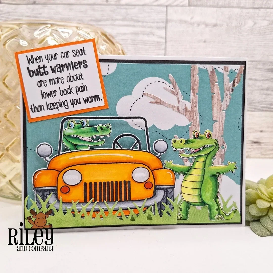 Funny Bones If I Shenan Once Clear Stamp Cutting Dies For DIY 스크랩북 공예 제작자 사진 앨범 템플릿 수제 장식