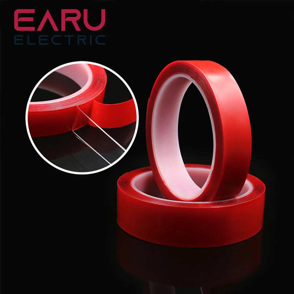 Clear Waterproof Double-Sided Acrylic Foam Tape – Residue-Free Adhesive Sticker