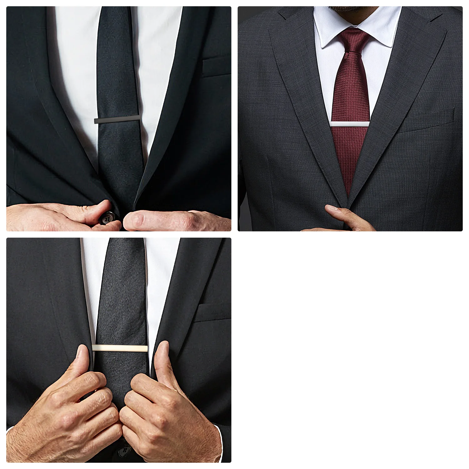 Minimalist Tie Clip For Men Tie Clip To Man Shirt 1PC Business Tie Pin Pisa Ties Men's Cuff Man Fashion Jewelry Cufflink Classic - Image 5