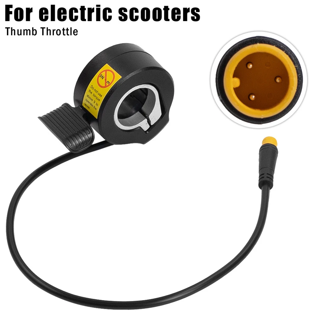 

130X Thumb Throttle Accelerator Male/female 3 Pin Waterproof Connector For Bafang BBS01 BBS02 Electric Scooter Accessories